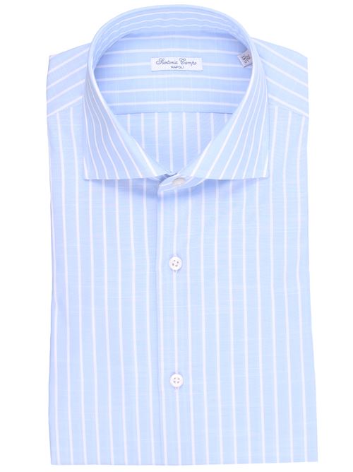 camicia a righe in cotone fiammato SARTORIA CAMPO | GH219-B43004